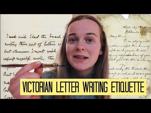Victorian Letter Writing