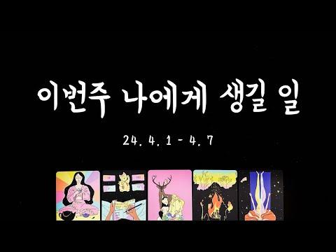 [타로] 이번주 나의 일과 사랑💗 - 심층 분석 및 예측