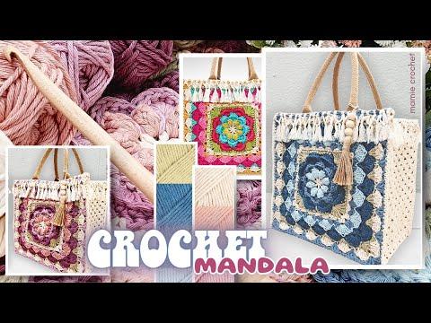 🧶 Tutoriel de Crochet Mandala: Création d'un Sac Personnalisé