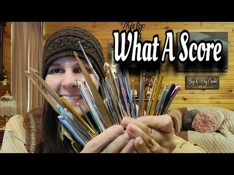 Discovering Vintage Knitting and Crochet Treasures: A YouTuber's Journey