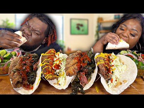Delicious Catfish Tacos Mukbang: A Flavorful Eating Show Experience