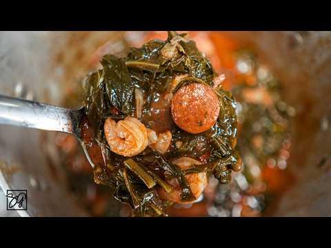 Delicious Gumbo Recipe with Turkey Tails and Shrimp