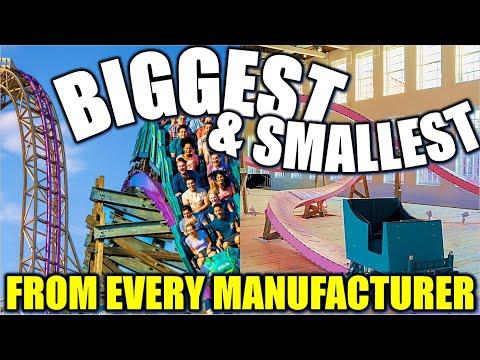 Uncovering the World of Roller Coasters: Manufacturer's Biggest & Smallest Coasters Revealed