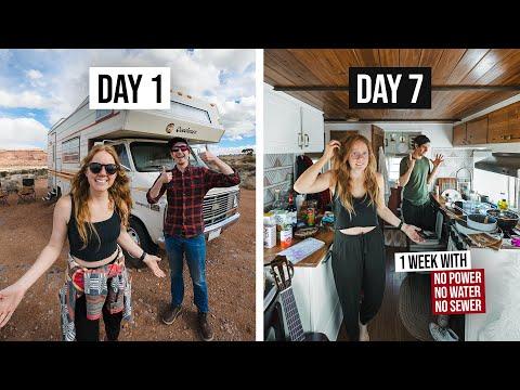 Surviving a Week Off-Grid in the Desert: RV Adventure