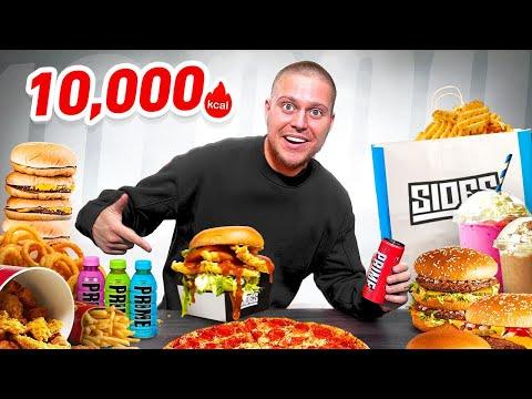 Indulgent Day of Eating: A YouTuber's 5,000 Calorie Challenge
