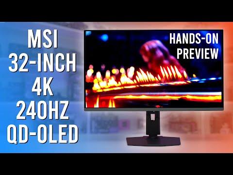 Experience Gaming Like Never Before with MSI's 321URX QD-OLED Monitor