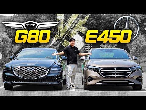 벤츠 E450 vs G80 3.5: 최고의 끝판왕 세단 비교시승기