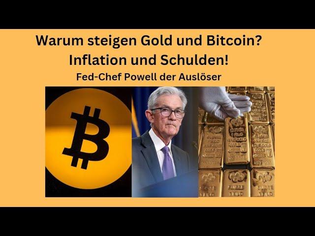 Warum steigen Gold und Bitcoin? Inflation und Schulden!