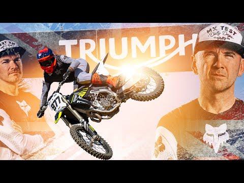 🏍️ Test de la moto Triumph TF 250 X en motocross
