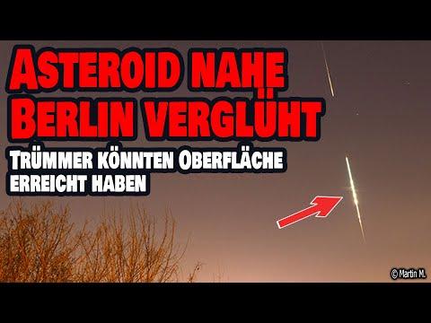 Asteroid über Berlin verglüht - Mögliche Trümmer auf der Erde