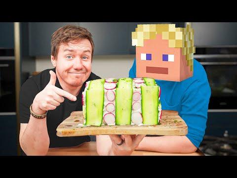 Epic Minecraft Cookbook Sandwich Cake: A Fun Collaboration