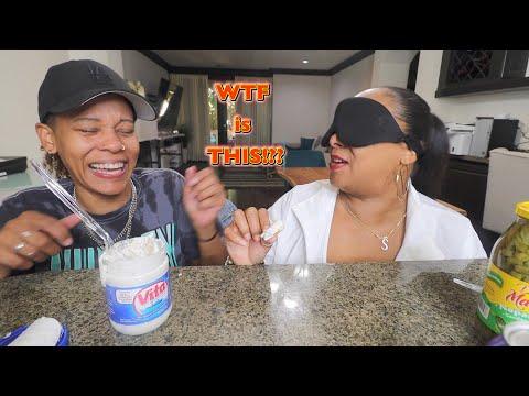 Blindfold Food Challenge: YouTuber Tries Mystery Foods!