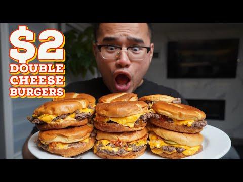 How to Make McDonald's Style Double Cheeseburger at Home