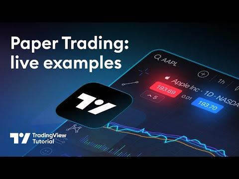 Mastering Paper Trading: Live Examples on TradingView