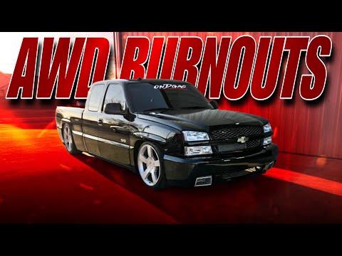 Unleashing the Power: AWD Silverado SS Burnouts!