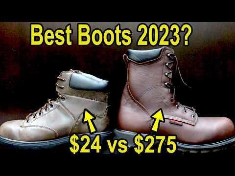 "Cheap" Boots Better 2023? Red Wing vs Steel Blue, Carolina, Rockport, Redback, Herman Survivors
