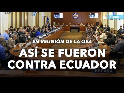 La OEA condena la irrupción en la embajada de México en Quito, Ecuador: Resumen y Análisis