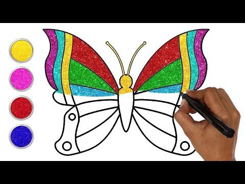 Butterfly Drawing  Easy drawing for kids 