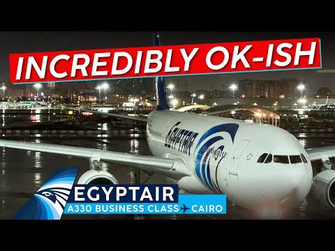 Exploring EGYPTAIR A330 Business Class from Dubai to Cairo