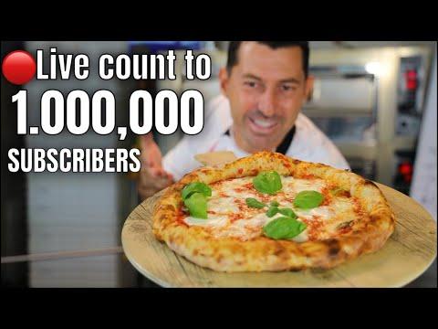 Celebrating 1 Million Subscribers: A Pizza-Filled Live Stream in Italy