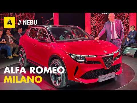 Alfa Romeo MILANO: La Nuova Vettura Ibrida ed Elettrica con Design Innovativo