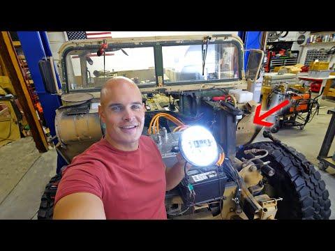 Upgrade Your Military Humvee: A Step-by-Step Guide to Installing LED Lights and Key Ignition