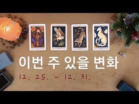 [타로/주간운세] 12월 넷째 주 종합운(12. 25. ~ 12. 31.)