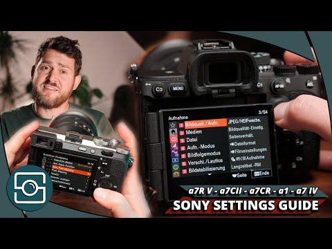 Die ultimative Anleitung zur optimalen Einstellung deiner Sony Kamera!