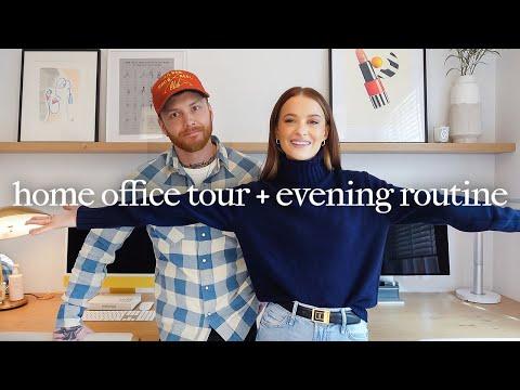 Unleashing Creativity: A Tour of Victoria's Chic Home Office and Evening Routine