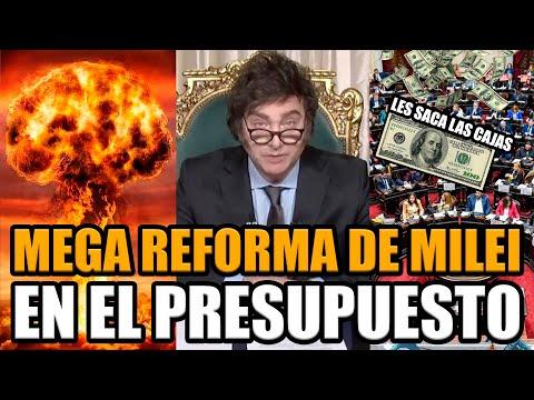 La Nueva Mega Reforma de Milei: Recorta las Cajas de los Políticos