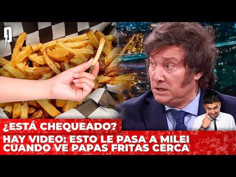 ¡El presidente Milei y las papas fritas! Descubre lo que sucedió en este divertido encuentro