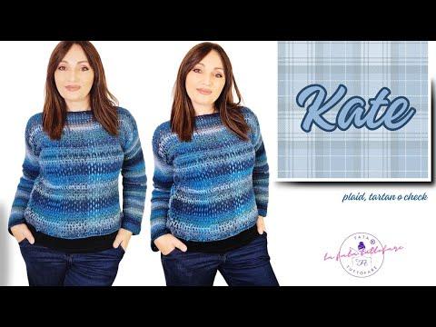 Tutorial su come realizzare il maglioncino Tartan Kate a uncinetto