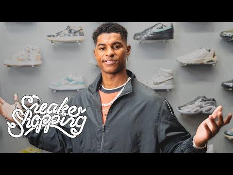 Sneaker Shopping with Marcus Rashford: A Look into His Sneaker Addiction and Favorite Picks
