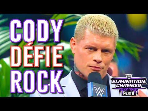CODY DÉFIE THE ROCK ! Revue WWE Elimination Chamber 2024 - Récapitulatif et Faits saillants