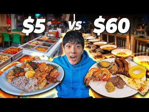 Budget vs Luxury Buffet: A Taste Test in Sokcho, Korea