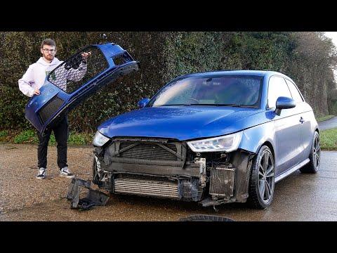 Rebuilding a Wrecked Audi S1: A YouTuber's Journey to Car Restoration