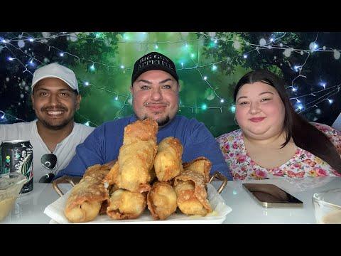 Delicious Family Dinner: Trying Mama Appetite’s CHEESY GREEN CHILI PORK EGG ROLLS with Yhe Fam Bam