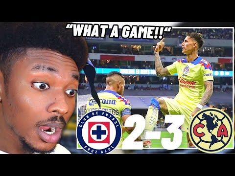 Exciting American Reaction to Cruz Azul vs Club America | LIGA MX Highlights 🔥