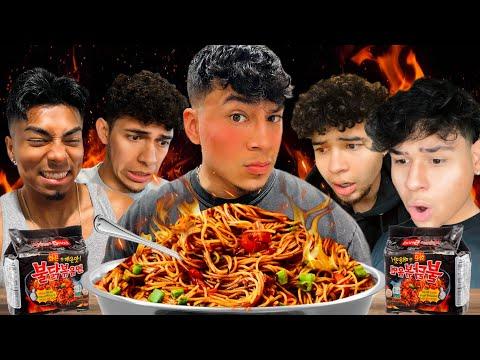 5 Mexicans Take on the World's Spiciest Noodle Challenge!