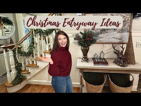 Elevate Your Entryway Decor: Tips for Festive Tabletop and Staircase Decoration