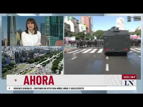 Protesta en Av. 9 de Julio: Detalles del Conflicto y Operativo Policial