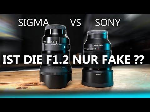 Vergleich zwischen Sigma 50mm F1.2 und Sony 50mm F1.2 Objektiven