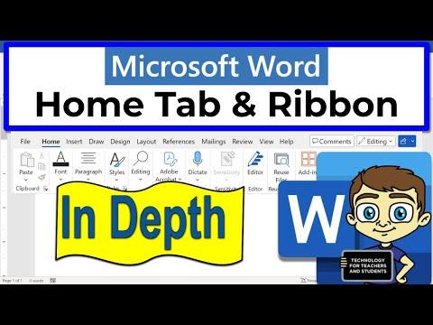 Mastering Microsoft Word: A Comprehensive Guide to the Home Tab and Ribbon