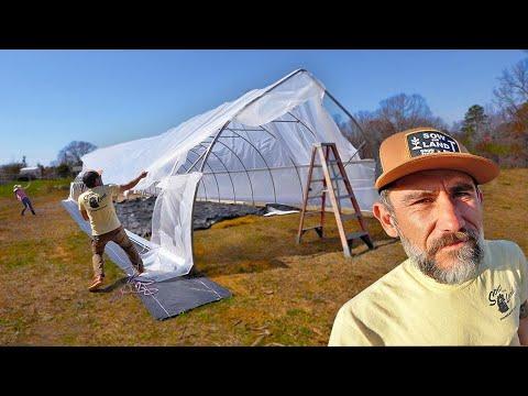 Ultimate Guide to Installing a 72' Plastic Gothic High Tunnel Greenhouse