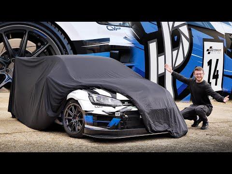 Unveiling the Spectacular Custom Livery Wrap on a MK7 Golf R Track Car!