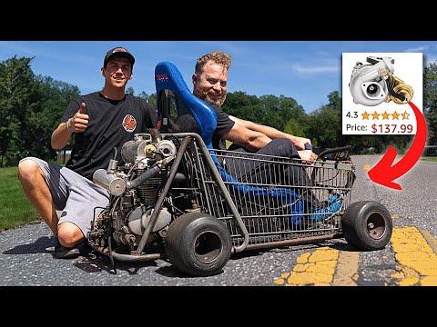Boosted Boys Compound: Turboed Shopping Cart Hits the Streets + Our First Real Race!