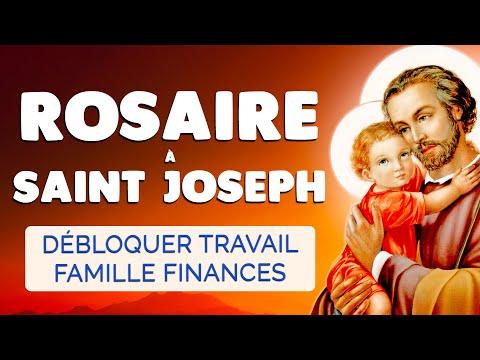 🌟 Comment prier le Rosaire à Saint Joseph Travailleur pour débloquer travail, finances et famille 🌟