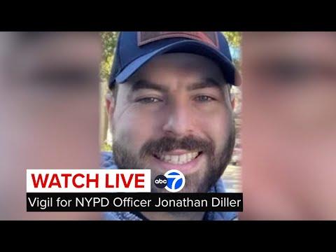 Honoring Fallen NYPD Officer Jonathan Diller: Candlelight Vigil Tribute