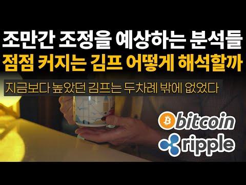 비트코인 및 알트코인 시황 및 김프 해석