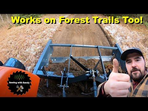 Preparing Forest Trails for Winter: A Guide to Using a Tractor Land Plane
